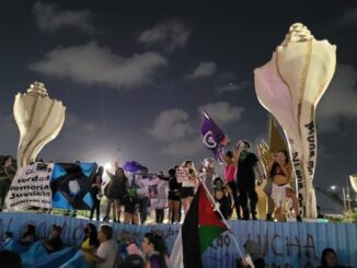 Cuatro mil mujeres exigen un alto a la violencia de género en la marcha del 8M en Cancún