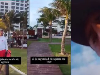 Guardavidas del hotel Hyatt Ziva de Cancún agrede a una persona por caminar en la playa